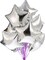 50-Pack 18in Star Foil Balloons – Assorted Colors, Mylar Party Decor for Birthday & Wedding